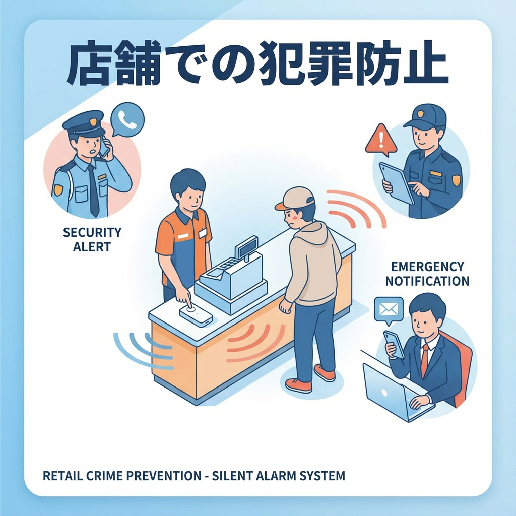 店舗での犯罪防止